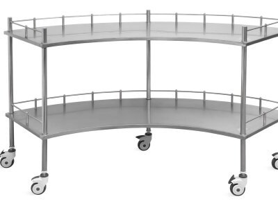 SKH005 FAN-SHAPED INSTRUMENT TROLLEY - SAIKANG MEDICAL